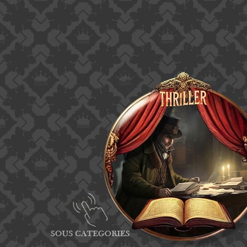 Image de la catégorie Thriller avec un détective à la lueur d’une bougie