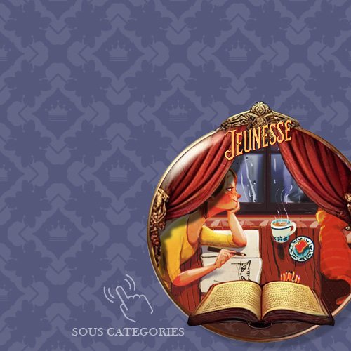 Illustration de la catégorie Jeunesse avec une enfant qui lit