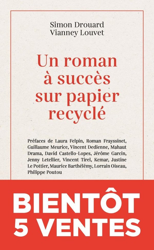 UN ROMAN A SUCCES SUR PAPIER RECYCLE